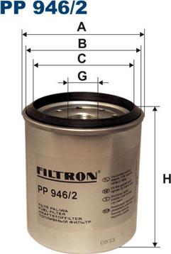 Filtron PP946/2 - Fuel filter onlydrive.pro