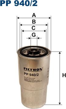 Filtron PP940/2 - Fuel filter onlydrive.pro