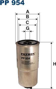 Filtron PP954 - Polttoainesuodatin onlydrive.pro