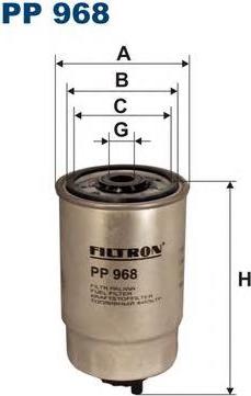 Filtron PP968/2 - Fuel filter onlydrive.pro