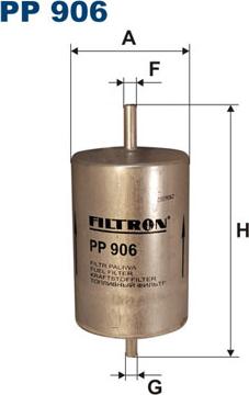 Filtron PP906 - Fuel filter onlydrive.pro