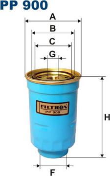 Filtron PP 900 - Fuel filter onlydrive.pro