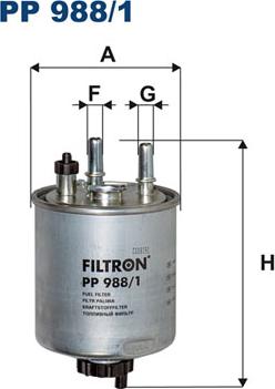 Filtron PP988/1 - Fuel filter onlydrive.pro