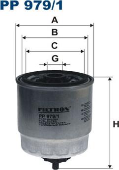 Filtron PP979/1 - Degvielas filtrs onlydrive.pro