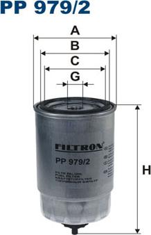 Filtron PP979/2 - Degvielas filtrs onlydrive.pro