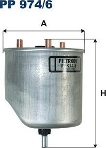 Filtron PP974/6 - Fuel filter onlydrive.pro
