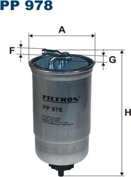 Filtron PP978 - Polttoainesuodatin onlydrive.pro