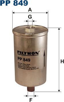 Filtron PP849 - Fuel filter onlydrive.pro