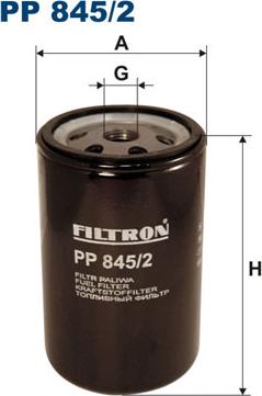 Filtron PP845/2 - Топливный фильтр onlydrive.pro