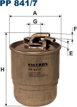 Filtron PP841/7 - Fuel filter onlydrive.pro