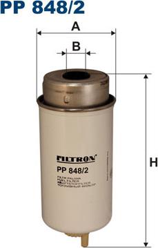Filtron PP848/2 - Fuel filter onlydrive.pro