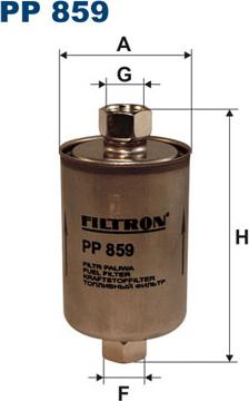 Filtron PP859 - Fuel filter onlydrive.pro