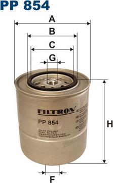 Filtron PP 854 - Fuel filter onlydrive.pro
