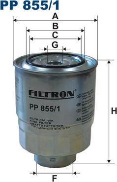 Filtron PP855/1 - Kütusefilter onlydrive.pro