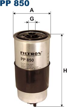 Filtron PP850 - Fuel filter onlydrive.pro