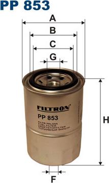 Filtron PP853 - Fuel filter onlydrive.pro