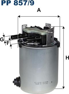 Filtron PP857/9 - Polttoainesuodatin onlydrive.pro