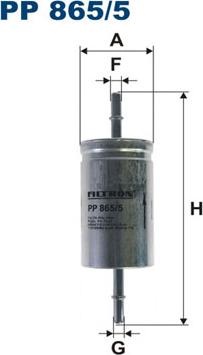 Filtron PP865/5 - Fuel filter onlydrive.pro
