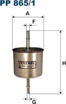 Filtron PP 865/1 - Fuel filter onlydrive.pro
