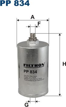 Filtron PP834 - Fuel filter onlydrive.pro