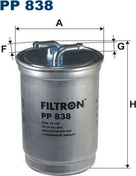 Filtron PP838 - Kütusefilter onlydrive.pro