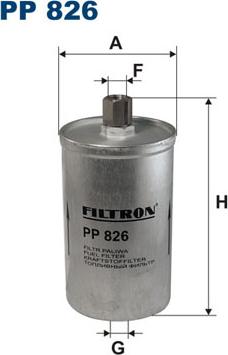Filtron PP826 - Fuel filter onlydrive.pro