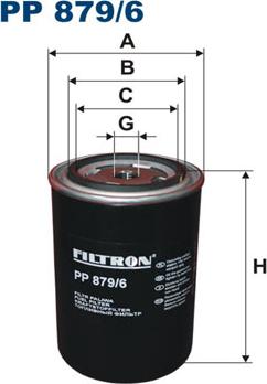 Filtron PP 879/6 - Fuel filter onlydrive.pro