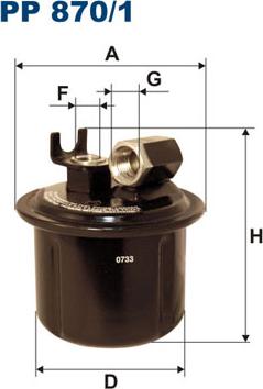 Filtron PP870/1 - Polttoainesuodatin onlydrive.pro