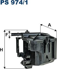 Filtron PS974/1 - Kütusefilter onlydrive.pro