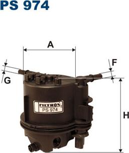 Filtron PS974 - Kütusefilter onlydrive.pro