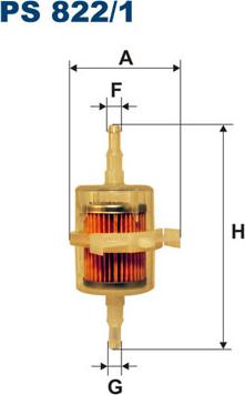 Filtron PS822/1 - Fuel filter onlydrive.pro