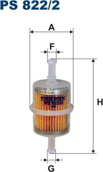 Filtron PS822/2 - Degvielas filtrs onlydrive.pro