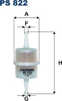 Filtron PS822 - Топливный фильтр onlydrive.pro