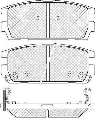 Suzuki 55800-78J03-000 - Тормозные колодки, дисковые, комплект onlydrive.pro