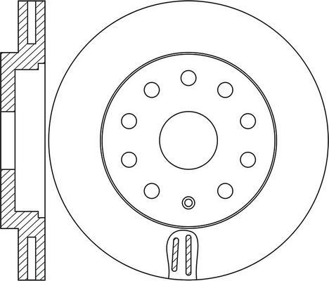 TRW DF6695S - Brake Disc onlydrive.pro