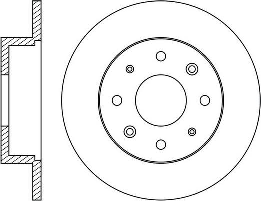 Blue Print ADH24321 - Brake Disc onlydrive.pro