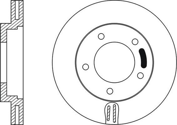 Blue Print ADT34324 - Brake Disc onlydrive.pro