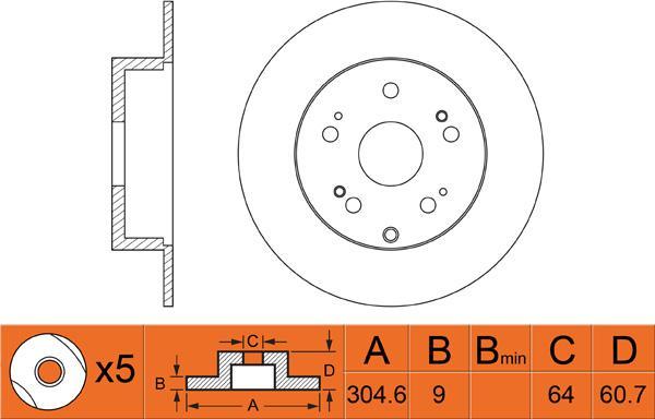 ATE 24.0109-0151.1 - Brake Disc onlydrive.pro