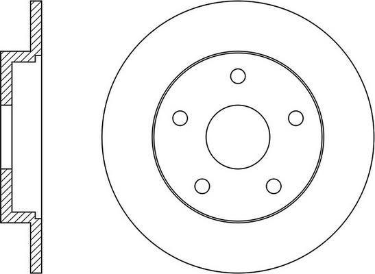 Brembo 08.A725.11 - Stabdžių diskas onlydrive.pro