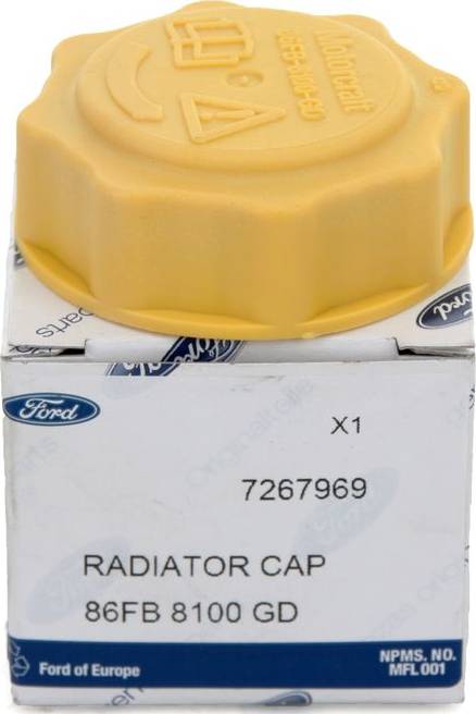 FORD 7267969 - Крышка, резервуар охлаждающей жидкости onlydrive.pro