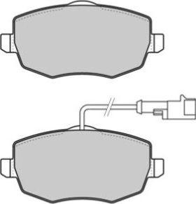 FIAT 6001073137 - Brake Pad Set, disc brake onlydrive.pro