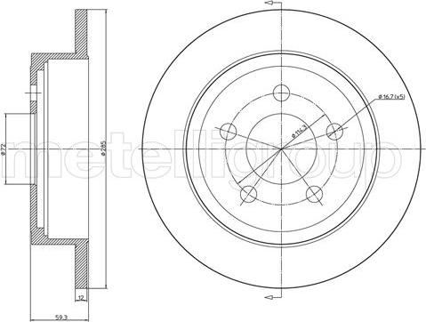 Maxgear 19-3204 - Brake Disc onlydrive.pro