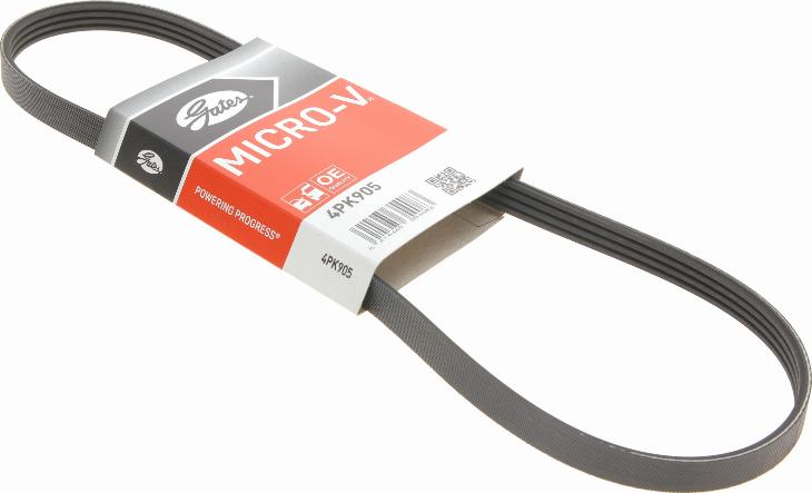 Gates 4PK905 - V formos rumbuoti diržai onlydrive.pro