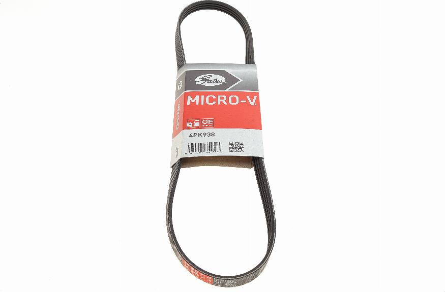 Gates 4PK938 - V-Ribbed Belt onlydrive.pro