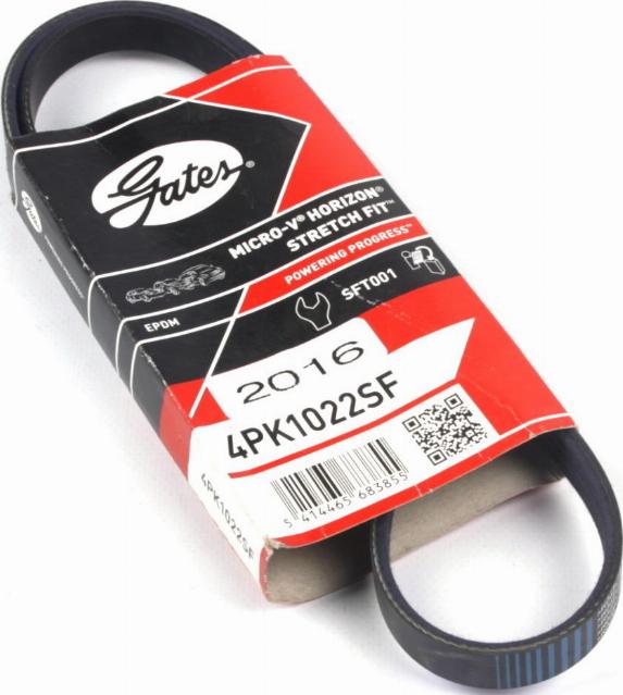 Gates 4PK1022SF - V-Ribbed Belt onlydrive.pro