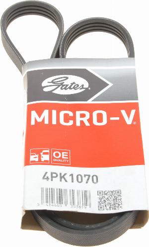 Gates 4PK1070 - V formos rumbuoti diržai onlydrive.pro