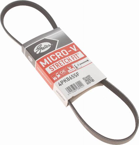 Gates 4PK865SF - V-Ribbed Belt onlydrive.pro