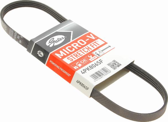 Gates 4PK806SF - V-Ribbed Belt onlydrive.pro