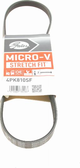 Gates 4PK810SF - V-Ribbed Belt onlydrive.pro