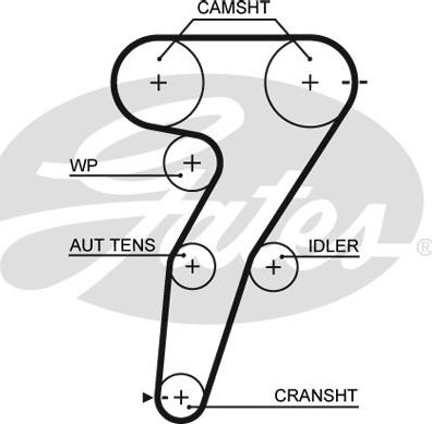 Gates K035469XS - Timing Belt Set onlydrive.pro